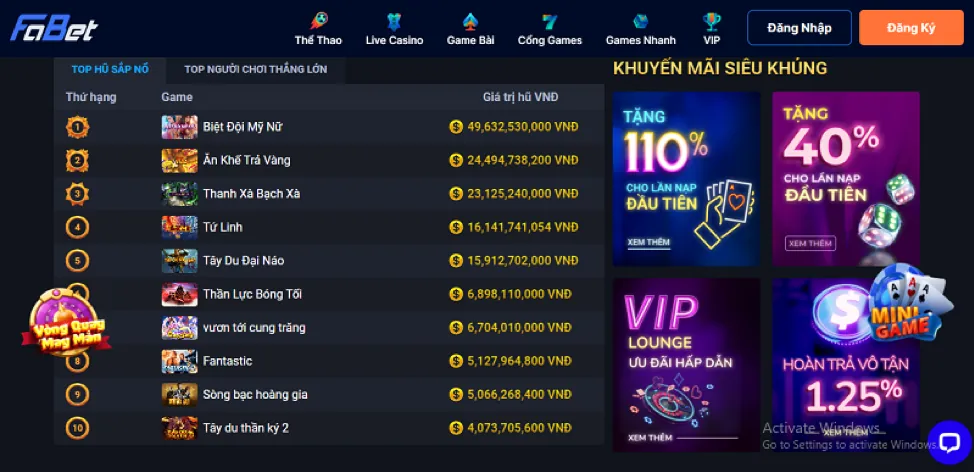 Tận dụng các tính năng thưởng trong game slot